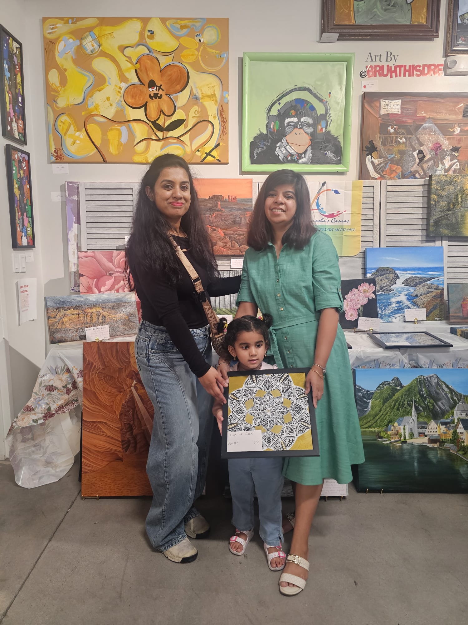 Black and white portrait